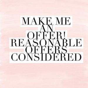 Don’t be shy! Make an offer!